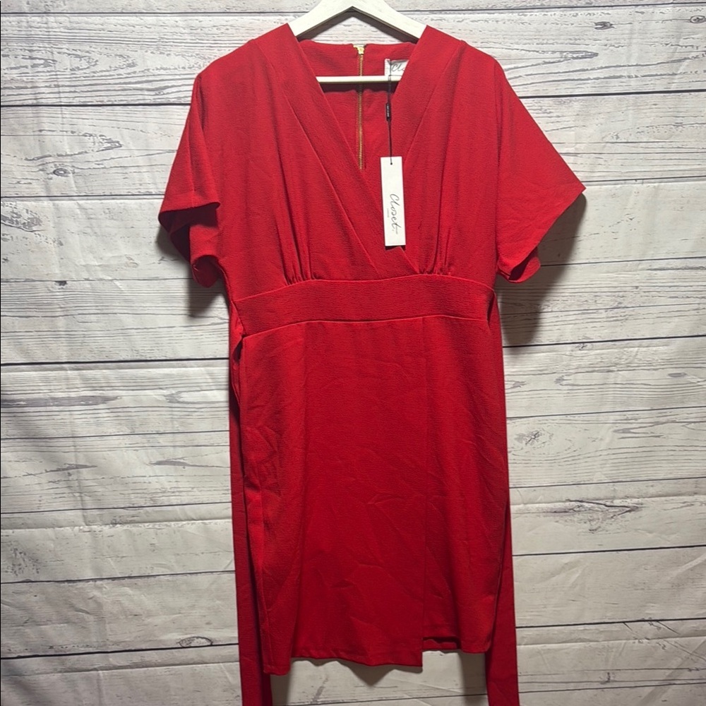 Closet  Wrap Tie Back Kimono dress NWT